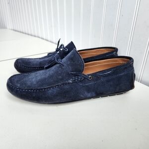 Chelsea Capri Leather Navy Blue  Shoes Size 10.5